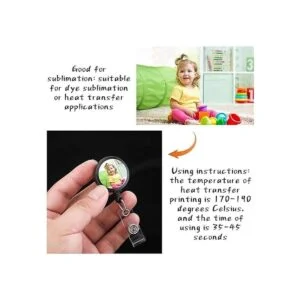 Hotop Calcomanías de aluminio en blanco de sublimación de_5