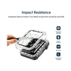 Simpeak Paquete de 5 protectores de pantalla de cristal de_4