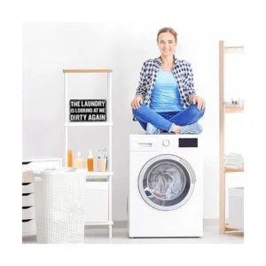 Letrero de madera para decoración de cuarto de servicio_7