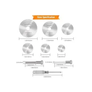 Juego de ruedas de corte para herramienta rotativa 6_4