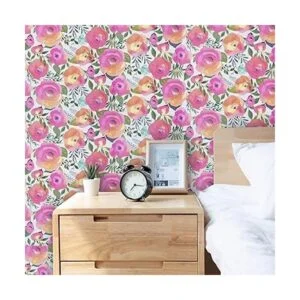 WENMER Papel tapiz floral de 17.7 x 118 pulgadas papel_4