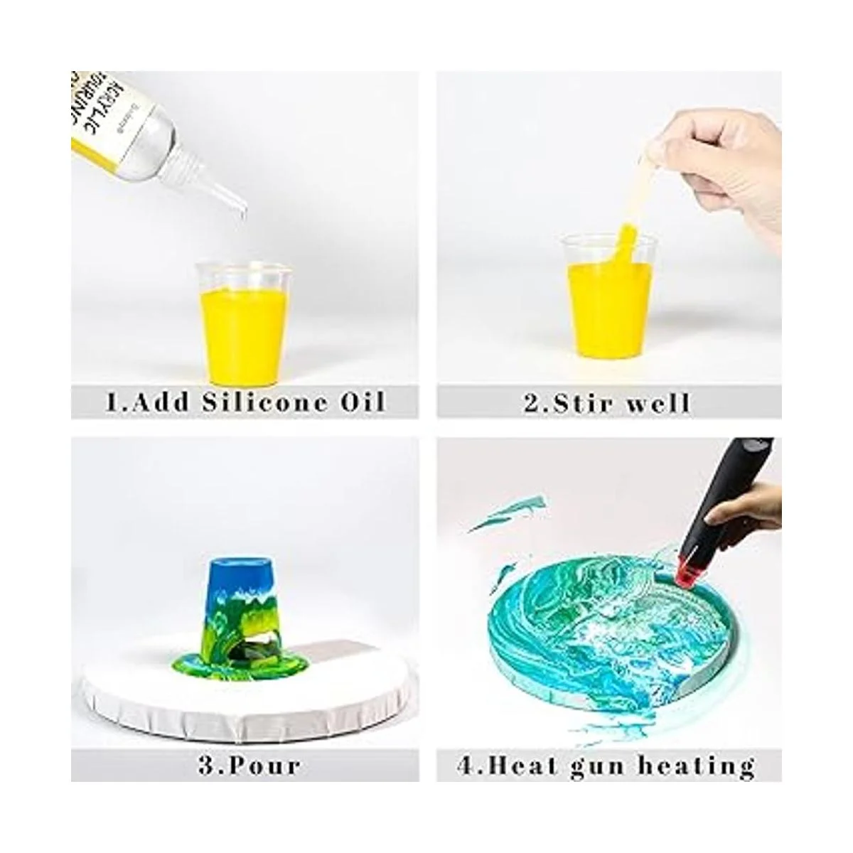 Aceite de silicona 100 puro de 6 onzas para verter_4