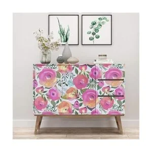 WENMER Papel tapiz floral de 17.7 x 118 pulgadas papel_2