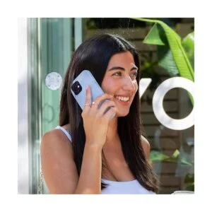 AloCase Funda compatible con iPhone 13 de silicona azul_2