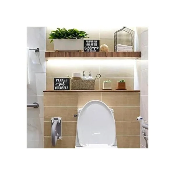 2 piezas divertidas de decoración de baño de granja You_2