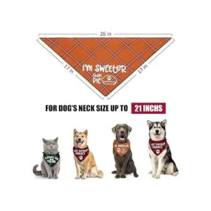 Paquete de 3 pañuelos de Acción de Gracias diseño clásico_2