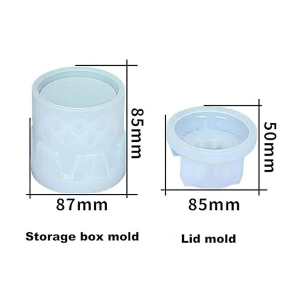 Caja de almacenamiento de mariposas molde de resina de_7