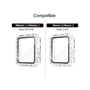 Simpeak Paquete de 5 protectores de pantalla de cristal de_3