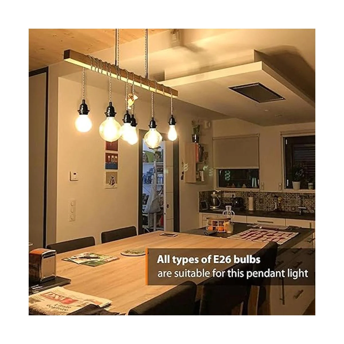 Lámpara colgante enchufable cable de luces colgantes de_3