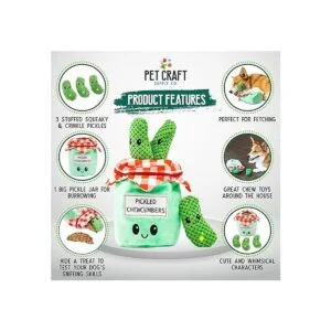 Pet Craft Supply Juguete de peluche para perros con_2
