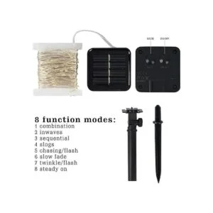 Dazzle Bright Paquete de 2 luces solares al aire libre_3