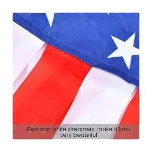 Decoración del 4 de julio juego de 2 calcetines de viento_4