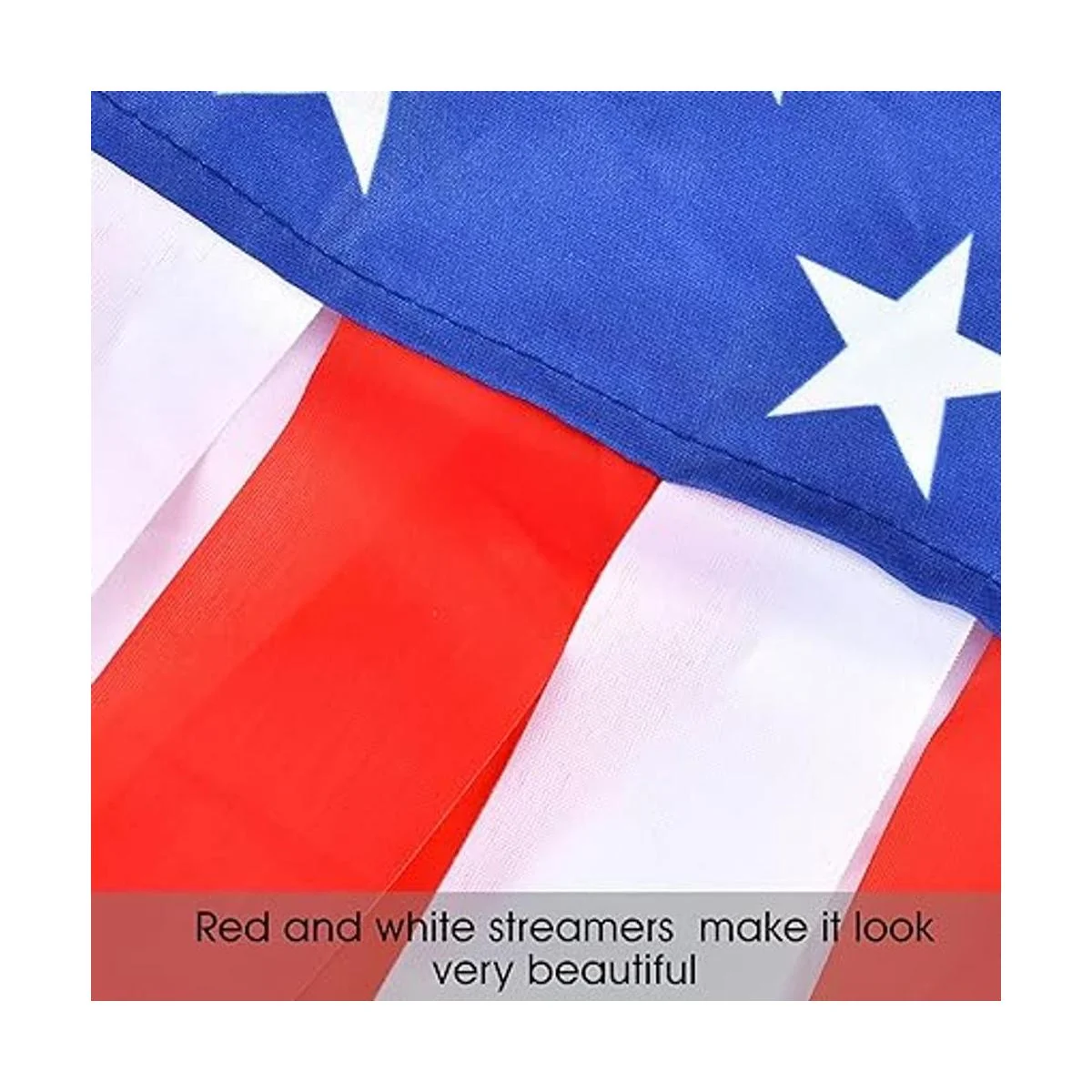 Decoración del 4 de julio juego de 2 calcetines de viento_4