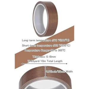 DY.2ten PTFE recubierto de fibra de vidrio Telfon cinta_2