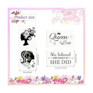 Plantilla de pintura para mujer 14 piezas para mujer_2