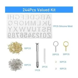 Lohasky Kit de moldes de fundición de resina de silicona_2