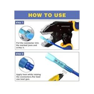 haisstronica 100 conectores de tope termocontraíbles rojos_2