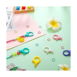 Clips de plástico duro multicolor cierres de pinza de_5