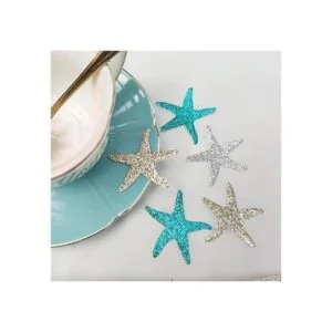 Mybbshower Confeti de estrellas de mar con purpurina para_3