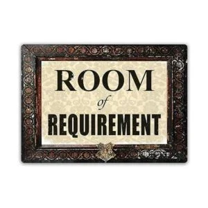 HomDeo Room of Requirement Placa de metal para pared 8.0_2