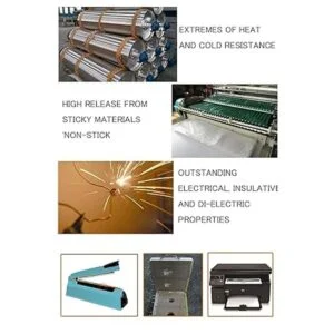 DY.2ten PTFE recubierto de fibra de vidrio Telfon cinta_7