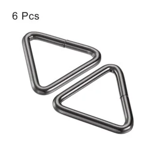 uxcell Hebilla de anillo triangular de metal de 1.5_3