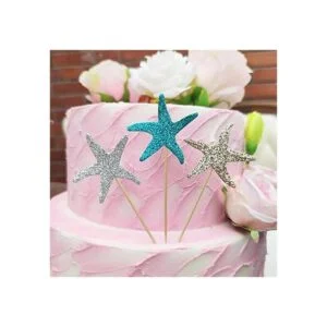 Mybbshower Confeti de estrellas de mar con purpurina para_4