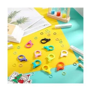 Clips de plástico duro multicolor cierres de pinza de_3