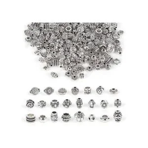 Cuentas espaciadoras de plata de 180 3.53 oz cuentas_1