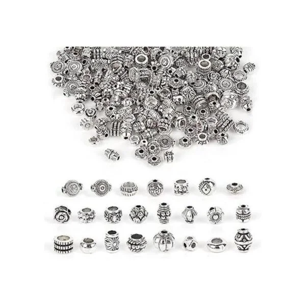 Cuentas espaciadoras de plata de 180 3.53 oz cuentas_1