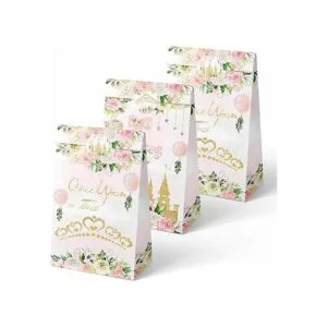 24 bolsas de recuerdos de fiesta de princesa con_2