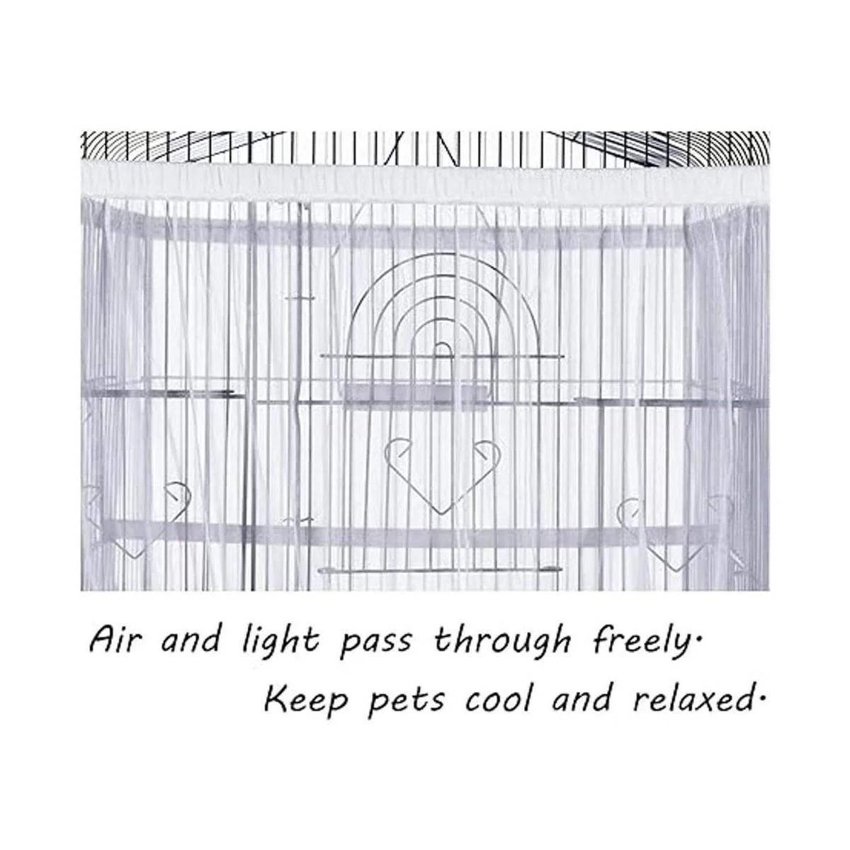 Tamu style Colector de semillas de jaula de pájaros_3