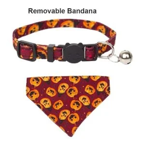 ADOGGYGO Collares para gatos de Halloween con campana_5
