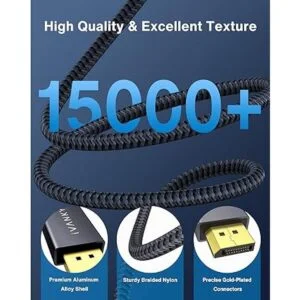 Cable DisplayPort 1.6 pies iVANKY DP Cable 4K60Hz_4