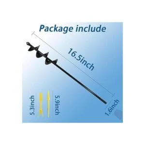 SORANGEUN Broca para taladro de jardín 16 x 165_2