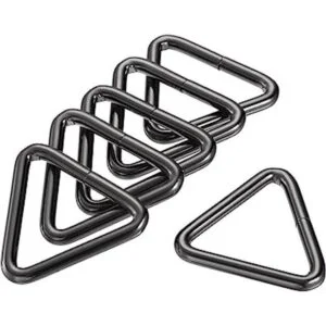 uxcell Hebilla de anillo triangular de metal de 1.5_1