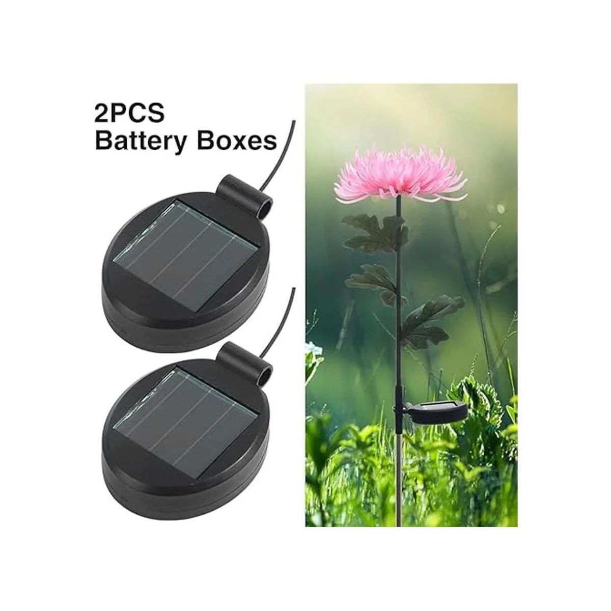 Paquete de 2 paneles de repuesto de luz solar para_6