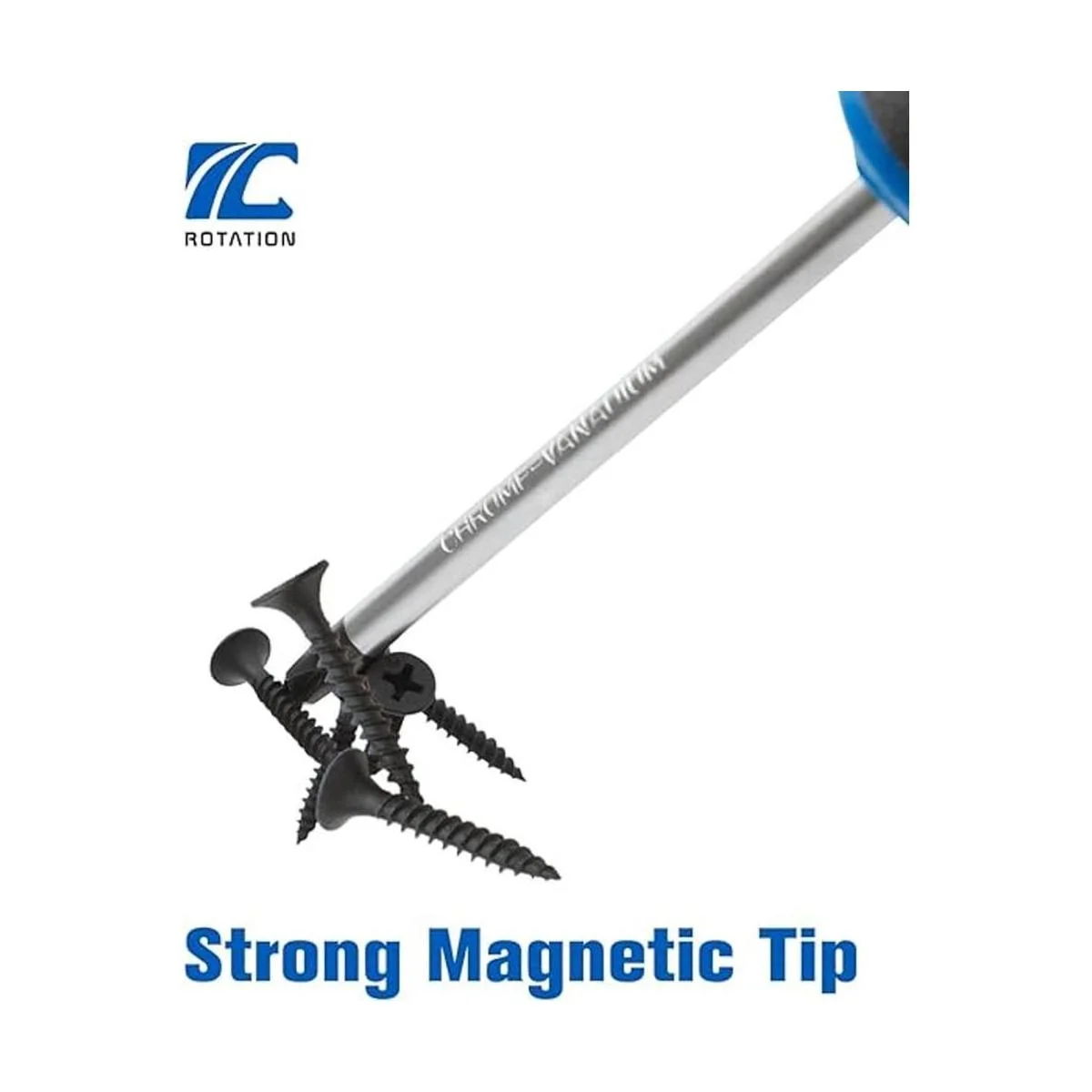 Juego de 6 destornilladores de punta magnética 3 Phillips_4