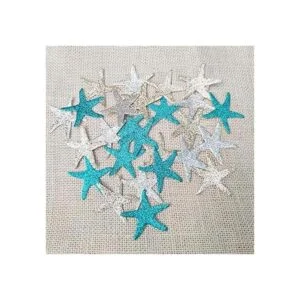Mybbshower Confeti de estrellas de mar con purpurina para_2
