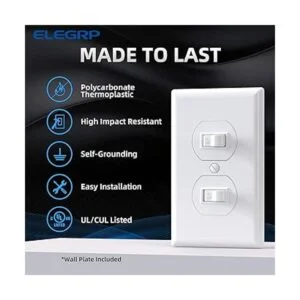 ELEGRP Interruptor de luz de doble palanca interruptor de_2