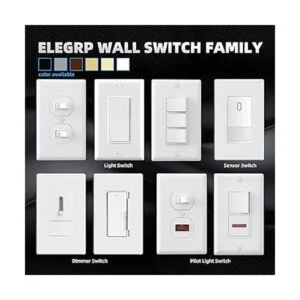 ELEGRP Interruptor de luz de doble palanca interruptor de_3