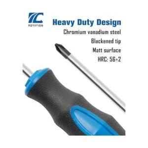 Juego de 6 destornilladores de punta magnética 3 Phillips_5