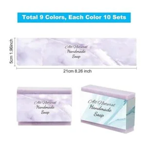 PH PandaHall 90 envolturas de jabón de mármol 9 estilos_4