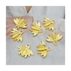 yaokan 100 colgantes de aleación de oro para hacer joyas_5