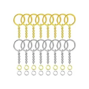 Juego de 200 anillos planos para llavero 50 anillos_1