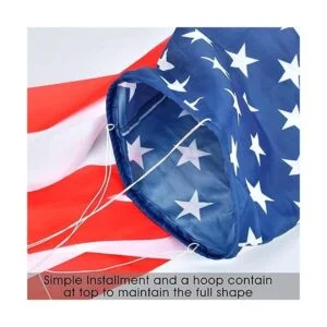 Decoración del 4 de julio juego de 2 calcetines de viento_2