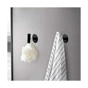 Gancho autoadhesivo para toallas gancho negro mate_3