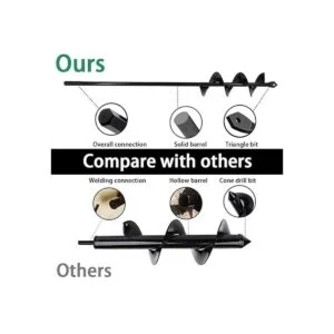 SORANGEUN Broca para taladro de jardín 16 x 165_4