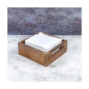 Samhita Servilleta de madera de mango con acabado de_2