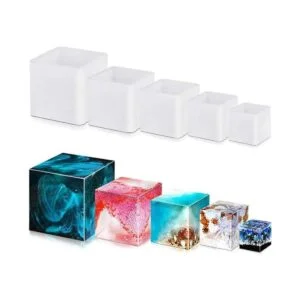 Moldeos cuadrados de resina de silicona FineGood de resina_1